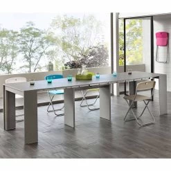 Consola Extensible / Mesa De Comedor, L42,50 / 302,50x P90 Cm, Alvaro 18 Consola Extensible / Mesa De Comedor, L42,50 / 302,50x P90 Cm, Alvaro -Tienda De Decoración consolle tavolo da pranzo allungabile l 42 50 302 50xp 90 cm alvaro 6