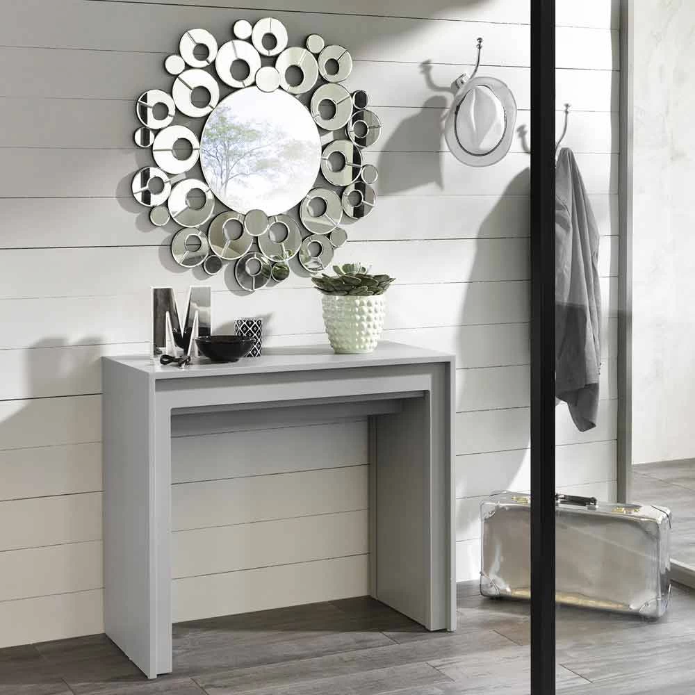 Consola Extensible / Mesa De Comedor, L42,50 / 302,50x P90 Cm, Alvaro 3 Consola Extensible / Mesa De Comedor, L42,50 / 302,50x P90 Cm, Alvaro