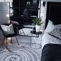 Alfombras Redondeadas- Brussels Night (gris) -Tienda De Decoración credbilder mall brussels night3.jpg