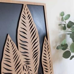 CUADRO HOJAS ALTEA BICOLOR 11 CUADRO HOJAS ALTEA BICOLOR -Tienda De Decoración cuadro hojas altea bicolor 3