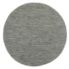 Alfombras Redondeadas - Dhurry (antracit) -Tienda De Decoración dhurry luxe anthracite 200r01rr 1.jpg