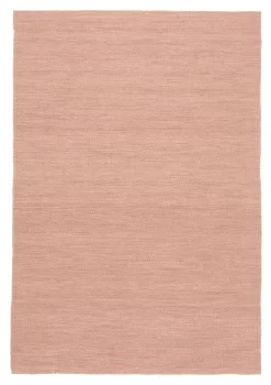 Alfombra De Lana - Dhurry (rosado)