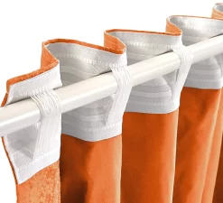 Cortinas - Cortinas De Terciopelo Ofelia (naranja) -Tienda De Decoración elmas.hprt11270.814 interior gardin vorhang curtain 4.jpg