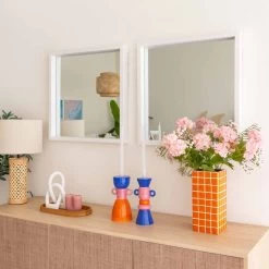 ESPEJO BARUC BLANCO 52CM -Tienda De Decoración espejo baruc blanco 52cm 2