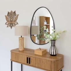 ESPEJO CARMELO NEGRO 75CM -Tienda De Decoración espejo carmelo negro 75cm 2