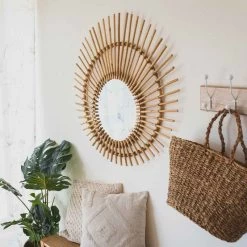 ESPEJO CORENZO MIMBRE 90CM -Tienda De Decoración espejo corenzo mimbre 90cm 4
