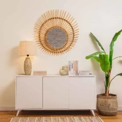 ESPEJO CORENZO MIMBRE 90CM -Tienda De Decoración espejo corenzo mimbre 90cm 5