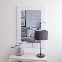 ESPEJO DALTON BLANCO 54X76CM -Tienda De Decoración espejo dalton blanco 54x76cm 2