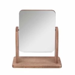 ESPEJO DE MESA KIROB MADERA 23CM