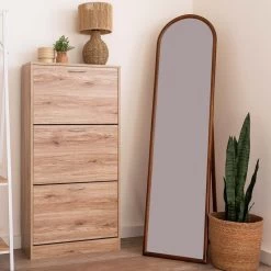 ESPEJO DE PIE HARRIS MARRÓN 160CM -Tienda De Decoración espejo de pie harris marron 160cm 2
