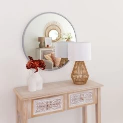 ESPEJO REDONDO LANCELOT METAL 60CM -Tienda De Decoración espejo redondo lancelot metal 60cm 1