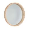 ESPEJO DE MADERA REDONDO SUSA 50CM -CASIKA -Tienda De Decoración espejo susa madera redondo 50cm