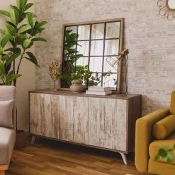 ESPEJO VENTANA GRANDE BOER 90CM - CASIKA -Tienda De Decoración espejo ventana boer 90cm 6