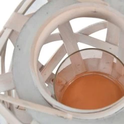 FAROL SILVANO MADERA 35CM -Tienda De Decoración farol silvano madera 35cm 4