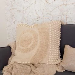 FUNDA COJÍN CORALINA ALGODÓN 60CM -Tienda De Decoración funda cojin coralina algodon 60cm 6