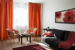 Cortinas - Cortinas De Terciopelo Ofelia (naranja)