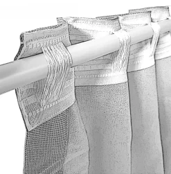 Cortinas - Cortinas De Lino Perrine (gris) -Tienda De Decoración gardinupphangningskiss2 99573.jpg