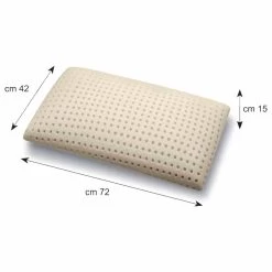 Almohada En Espuma Viscoelástica Perforada Made In Italy, 2 Piezas - Toulouse -Tienda De Decoración guanciale in memory foam forato alto 15 cm prodotto in italia tolosa 2
