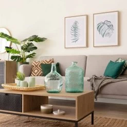 JARRÓN DAMAJUANA LOURDES 31CM -Tienda De Decoración jarron lourdes cristal 31cm 3