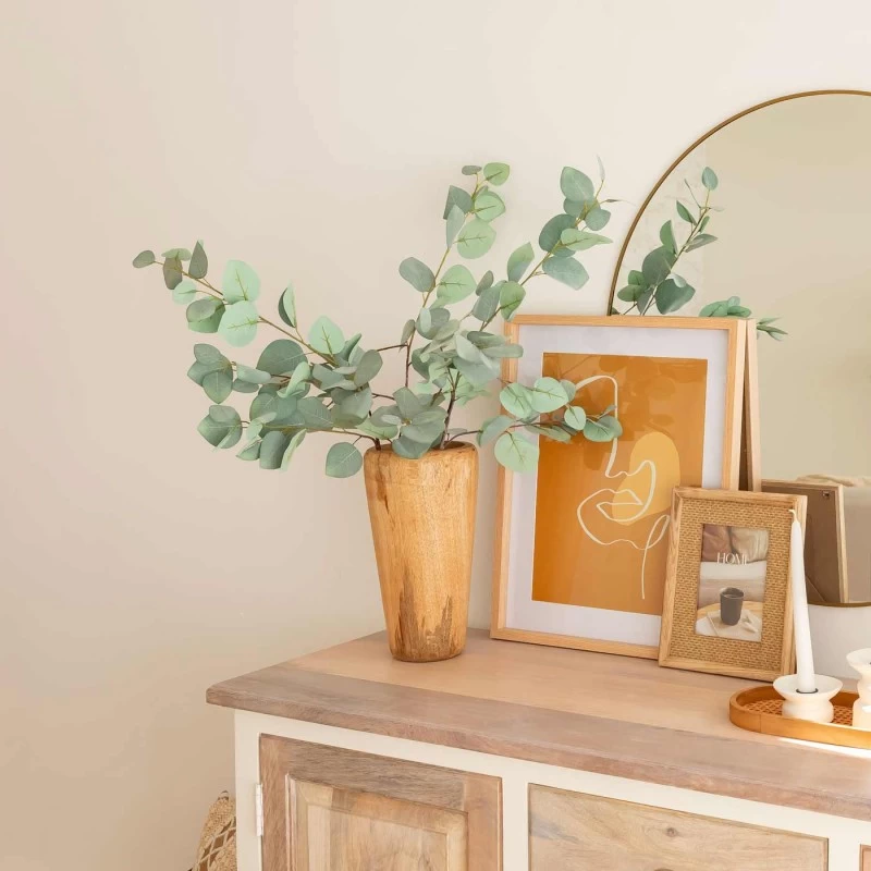 JARRÓN RUBENS MADERA 31CM 5 JARRÓN RUBENS MADERA 31CM - Imagen 3