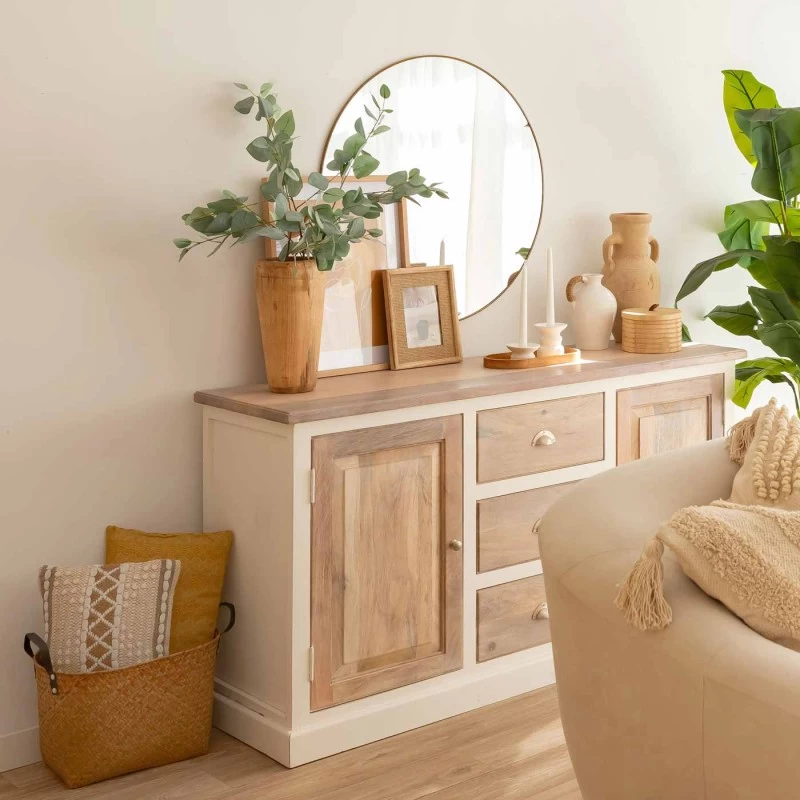 JARRÓN RUBENS MADERA 31CM 6 JARRÓN RUBENS MADERA 31CM - Imagen 4