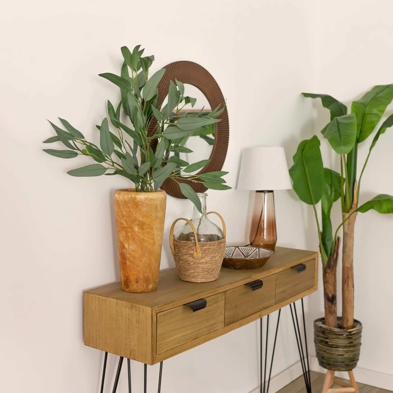 JARRÓN RUBENS MADERA 31CM 8 JARRÓN RUBENS MADERA 31CM - Imagen 6