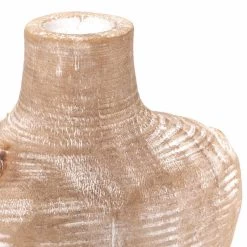 JARRÓN TÍBOR MADERA 13CM -Tienda De Decoración jarron tibor madera 13cm 3