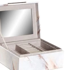 JOYERO DEORSA BLANCO 20CM 14 JOYERO DEORSA BLANCO 20CM -Tienda De Decoración joyero deorsa cuero 20cm 5