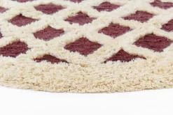 Alfombras Redondeadas - Kara (marrón/offwhite) -Tienda De Decoración kara.ivorybrown.roundrundmattakarabrunoffwhite wool carpet ullmatta wollteppich 03new.jpg