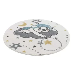 Alfombra Infantil - Sleeping Teddy Rund (multi) -Tienda De Decoración kinderteppich anime 9385 creme 120x120 rund 6.jpg