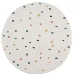 Alfombra Infantil - Dots Rund (multi)