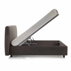 Cama Doble Con Caja De Elevación 160x190 / 200 Cm Nina -Tienda De Decoración letto matrimoniale con box contenitore alzante 160x190 200 cm nina