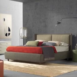 Cama Doble Con Cama Contenedor, Diseño Moderno, Kate By Bolzan