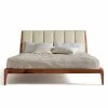 Cama De Diseño Doble Con Cabecero Tapizado En Cuero Menardo -Tienda De Decoración letto matrimoniale di design con testata imbottita in pelle menardo 10