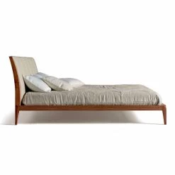 Cama De Diseño Doble Con Cabecero Tapizado En Cuero Menardo -Tienda De Decoración letto matrimoniale di design con testata imbottita in pelle menardo 13