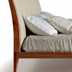 Cama De Diseño Doble Con Cabecero Tapizado En Cuero Menardo -Tienda De Decoración letto matrimoniale di design con testata imbottita in pelle menardo 14