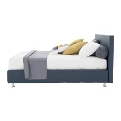 Cama Doble De Lujo En Ecopiel O Tela Con Caja Made In Italy - Nuvola -Tienda De Decoración letto matrimoniale di lusso in ecopelle o tessuto con box made in italy nuvola 4