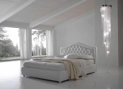 Cama Doble Con Contenedor, Diseño Clásico Capri By Bolzan 18 Cama Doble Con Contenedor, Diseño Clásico Capri By Bolzan -Tienda De Decoración letto matrimoniale imbottito con box e testata capitonne capri bolzan 8