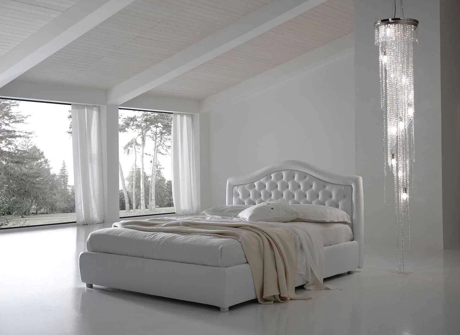 Cama Doble Con Contenedor, Diseño Clásico Capri By Bolzan 6 Cama Doble Con Contenedor, Diseño Clásico Capri By Bolzan - Imagen 4