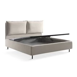 Cama Doble Moderna Con Cabecero Tapizado Made In Italy - Ernesta -Tienda De Decoración letto matrimoniale moderno con testata imbottita realizzato in italia ernesta 8