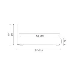 Cama Doble Moderna En Piel Sintética Con Contentiore - Ozzano -Tienda De Decoración letto matrimoniale moderno in ecopelle con contentiore ozzano 11