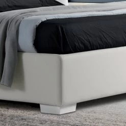 Cama Doble Moderna En Piel Sintética Con Contentiore - Ozzano -Tienda De Decoración letto matrimoniale moderno in ecopelle con contentiore ozzano 14