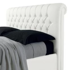 Cama Doble Moderna En Piel Sintética Con Contentiore - Ozzano -Tienda De Decoración letto matrimoniale moderno in ecopelle con contentiore ozzano 16