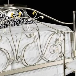 Cama Doble Neoclásica Hecha A Mano De Cuerpo Completo De Jessica 13 Cama Doble Neoclásica Hecha A Mano De Cuerpo Completo De Jessica -Tienda De Decoración letto matrimoniale neoclassico forgiato a mano in ferro pieno jessica 3