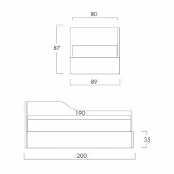 Letto Singolo Con Testiera Sagomata Y Pannello Laterale, Line8 Bolzan 23 Letto Singolo Con Testiera Sagomata Y Pannello Laterale, Line8 Bolzan -Tienda De Decoración letto singolo con testiera sagomata e pannello laterale line8 bolzan 15