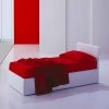 Cama Simple Con Cabecero, Estructura En Hierro Y Madera Line By Bolzan -Tienda De Decoración letto singolo con testiera struttura in ferro e legno line by bolzan 10