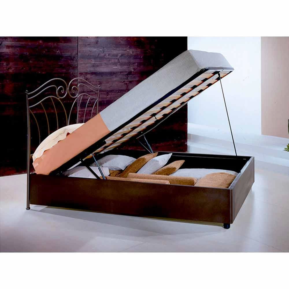 Cama Individual En Hierro Forjado Neptuno, La Excelencia Hecha En Italia 4 Cama Individual En Hierro Forjado Neptuno, La Excelencia Hecha En Italia - Imagen 2