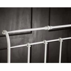 Cama Individual De Hierro Forjado Hecha A Mano Amanda, Hecha En Italia. -Tienda De Decoración letto singolo in ferro battuto pieno amanda artigianale made in italy 4