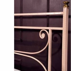 Lee Un Cuadrado Y Medio Cuadrado De Hierro Forjado Martillado Claudia -Tienda De Decoración letto una piazza e mezzo ferro battuto quadrato martellato claudia 1