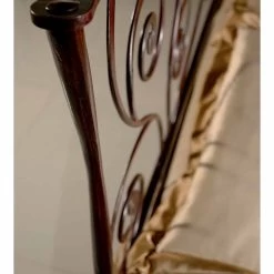 Una Cama De Plaza Y Media Hierro Forjado Ares, La Artesanía De Excelencia -Tienda De Decoración letto una piazza e mezzo in ferro battuto ares 2